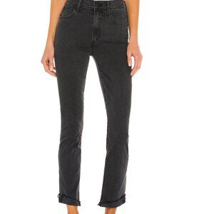 Mother High Waisted Rascal Ankle Slit Dancing In The Dark Jeans Womens 25